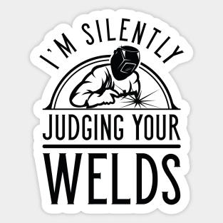 Judging Your Welds Sticker